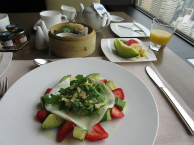 天空の朝食はブランチもok Anaインターコンチネンタルホテル東京クラブラウンジ 旅行ジャーナリスト村田和子のブログ